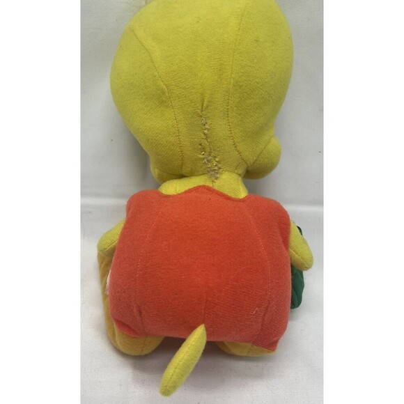 VTG Tweety Bird Warner Bros Halloween Looney Tunes 11” Plush 1997 Stuffed Animal - Picture 15 of 16